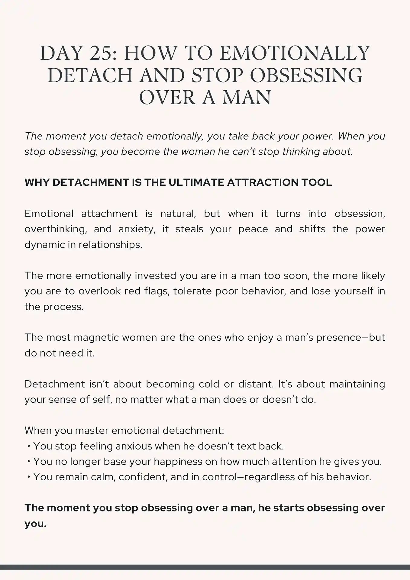 30-DAY HIGH-VALUE MINDSET RESET