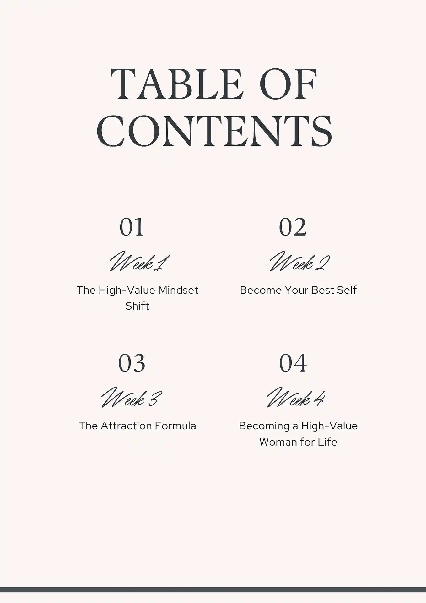 30-DAY HIGH-VALUE MINDSET RESET