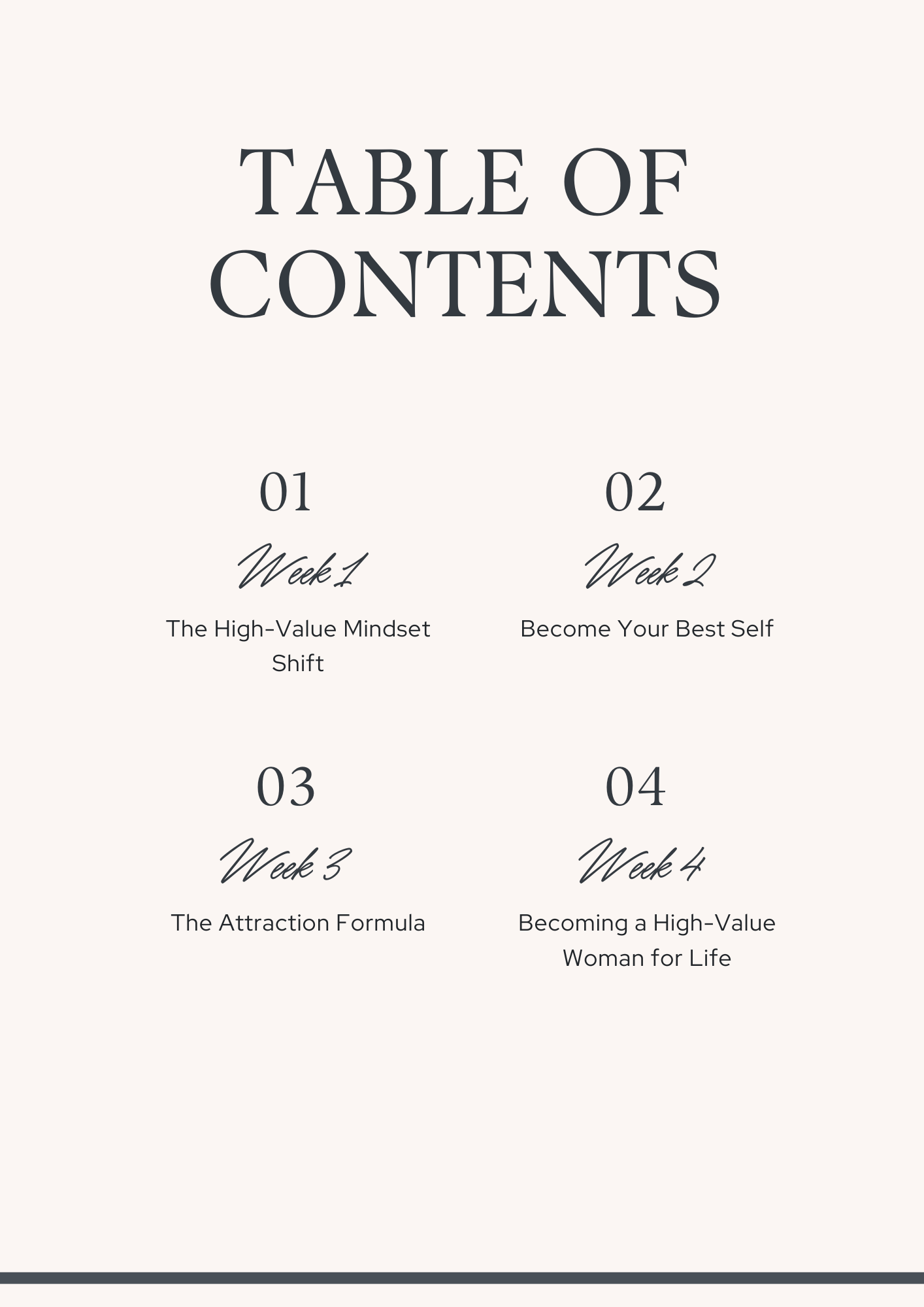 30-DAY HIGH-VALUE MINDSET RESET